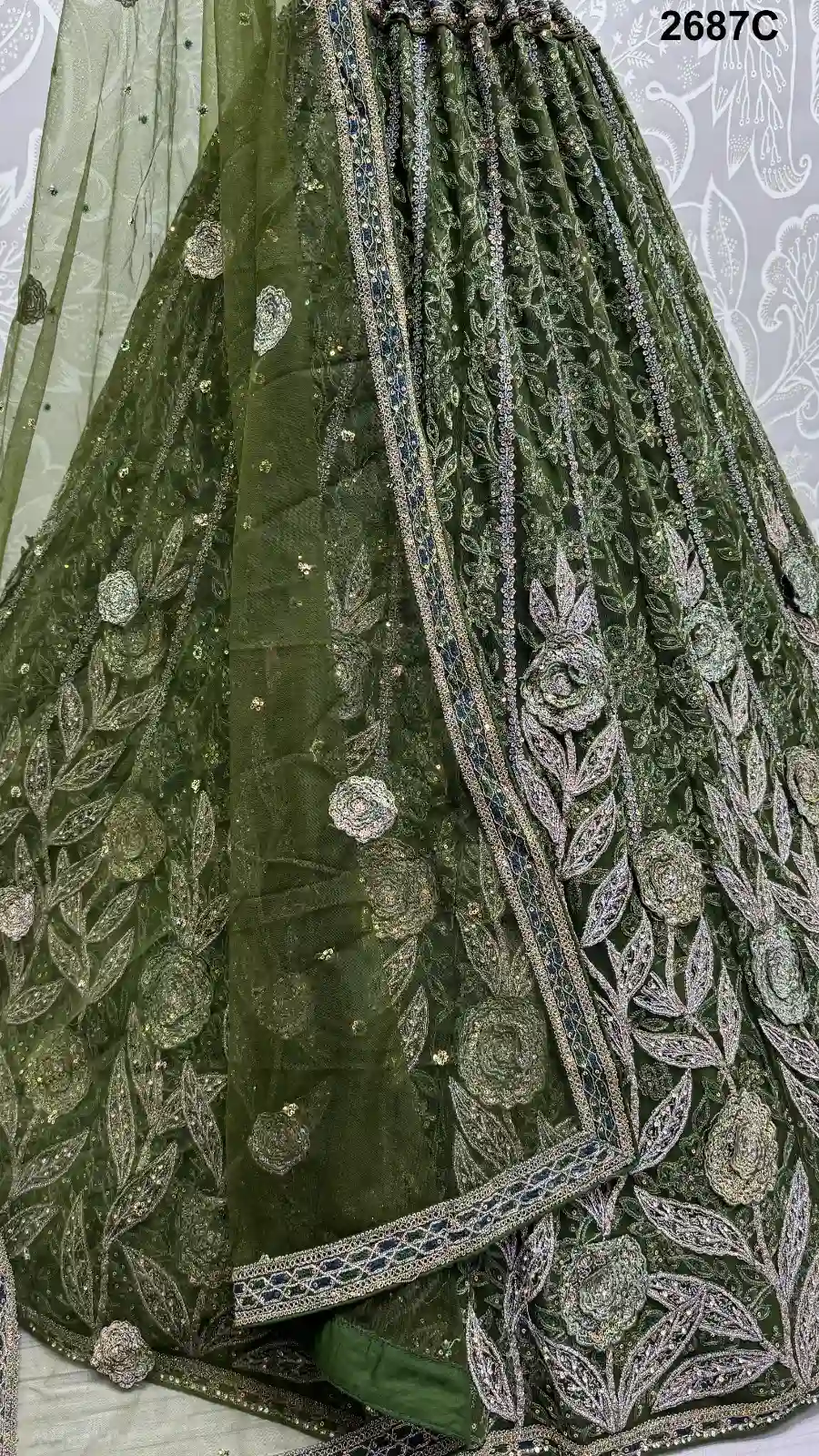 Anjani Art 2687A To 2687D Heavy Net Wholesale Lehenga Catalog — Wholesale Lehenga, MPA wholesale from Surat — Photo 6